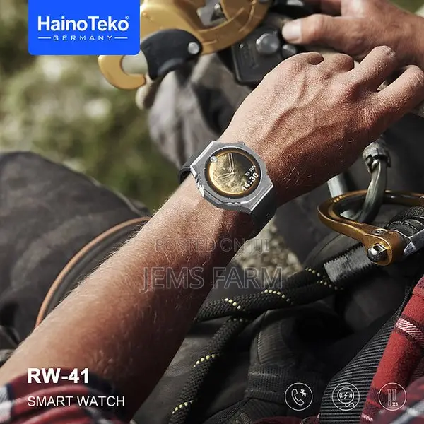 Haino Teko Germany Rw41 Amoled Display Smartwatch With 3 Straps
