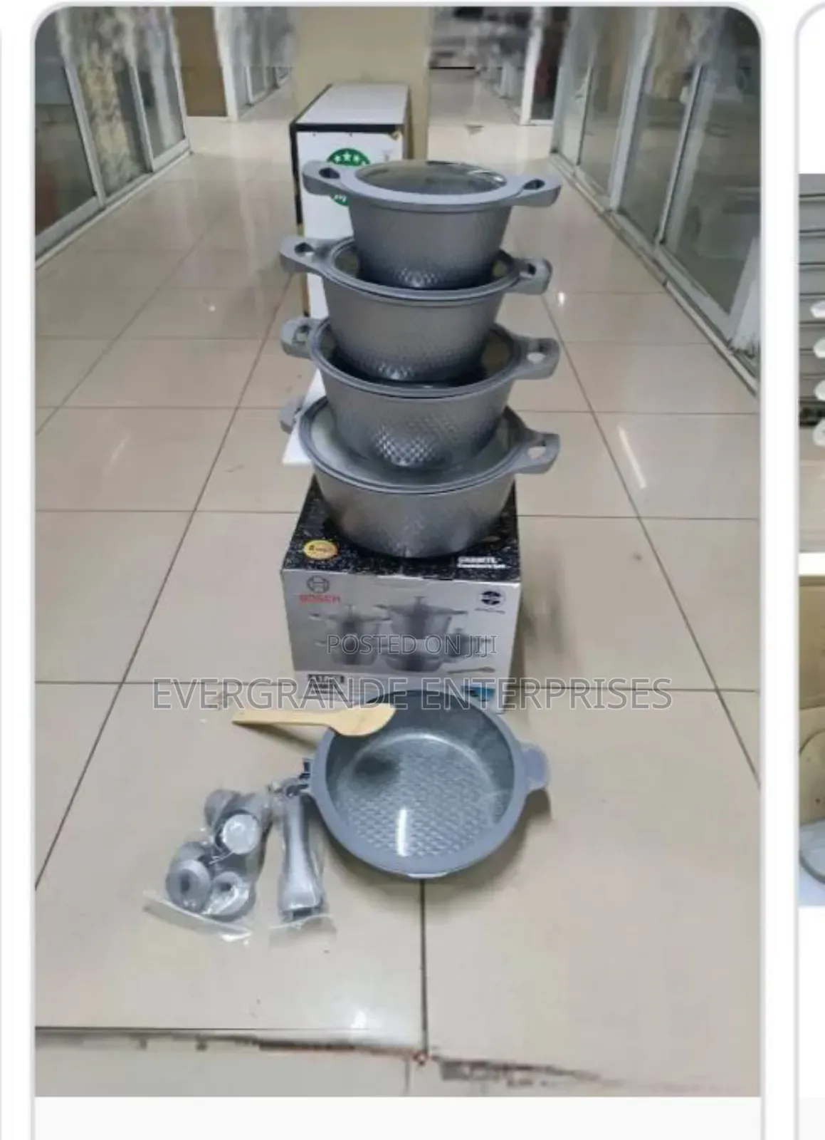 *_Bosch 11pc Cookware With Silicone Lid Covers