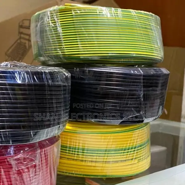 1.5mm Electrical Wire Yellow/Green/Black Wiring Cable
