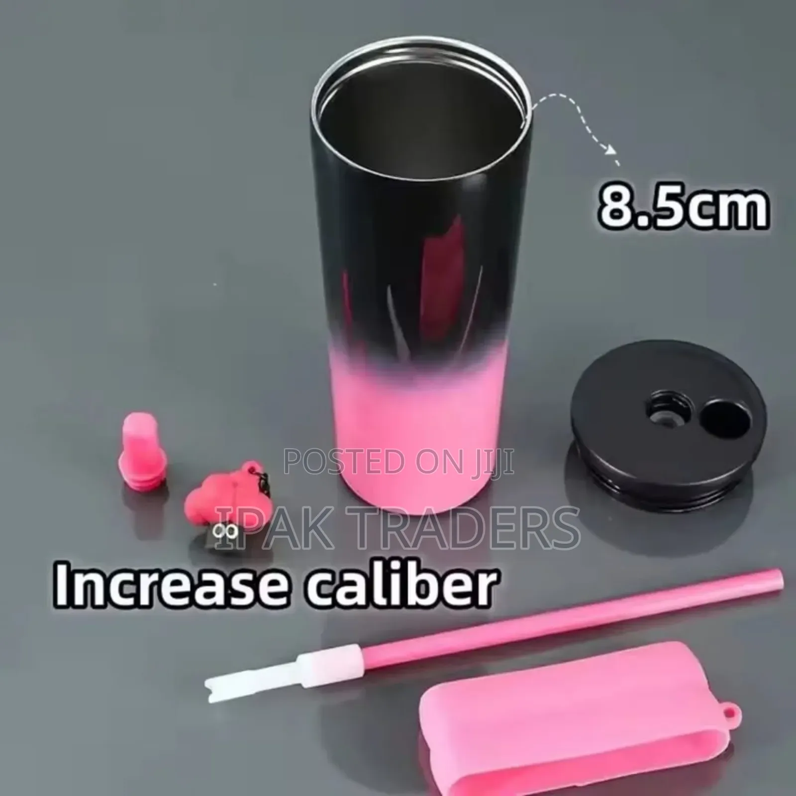 710ml Stainless Steel Coffee Mug With Straw.
 