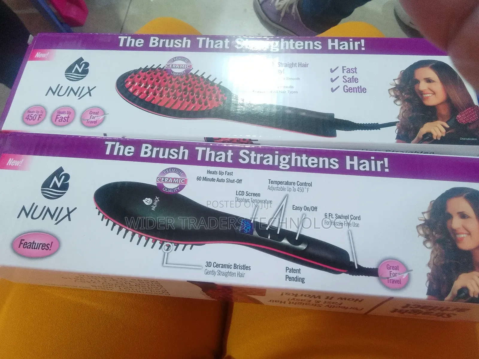 Nunix 906b Hot Comb Hair Straightener