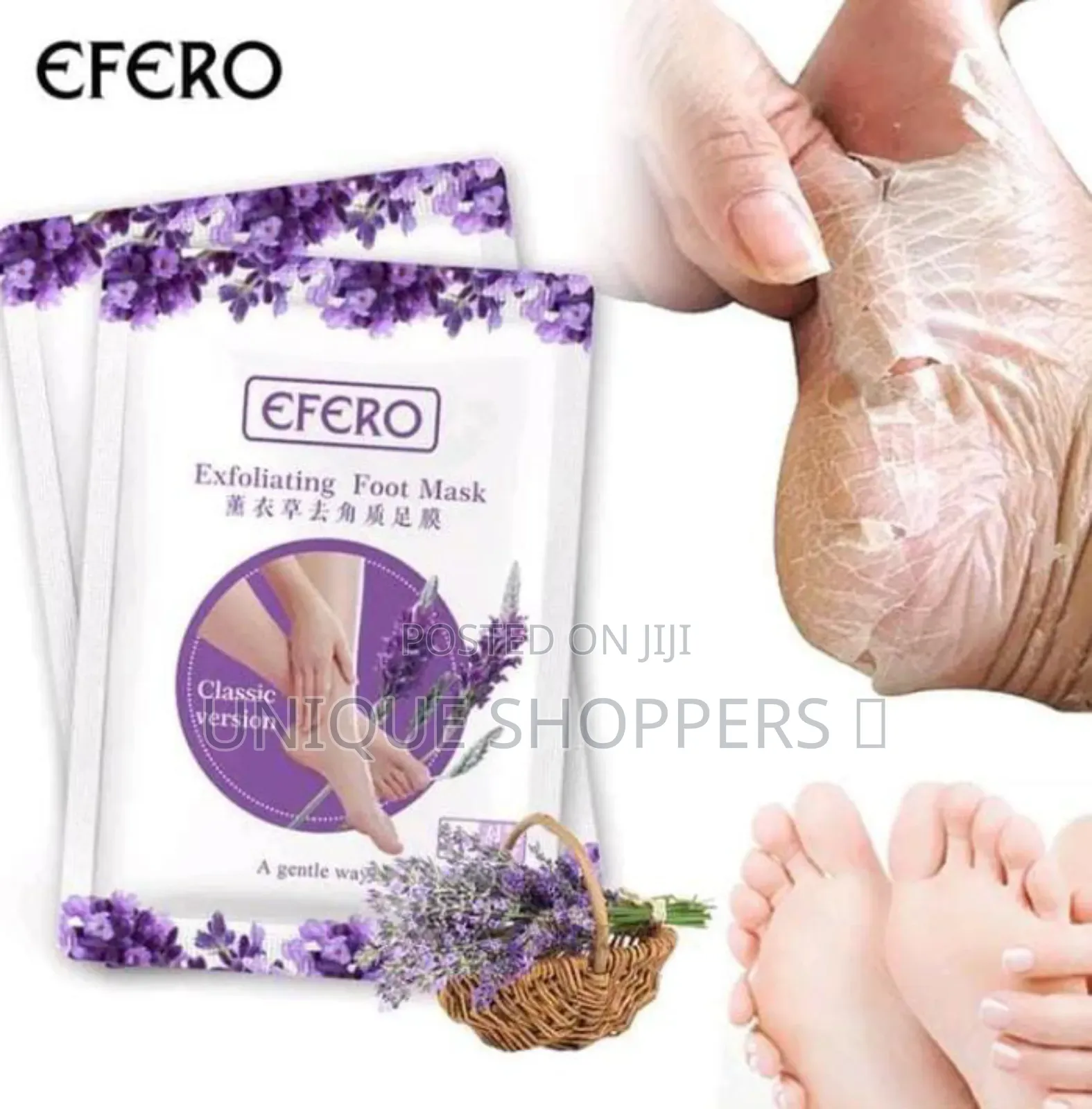 Efero Exfoliating Foot Mask Pedicure Socks Exfoliation For Feet Mask
