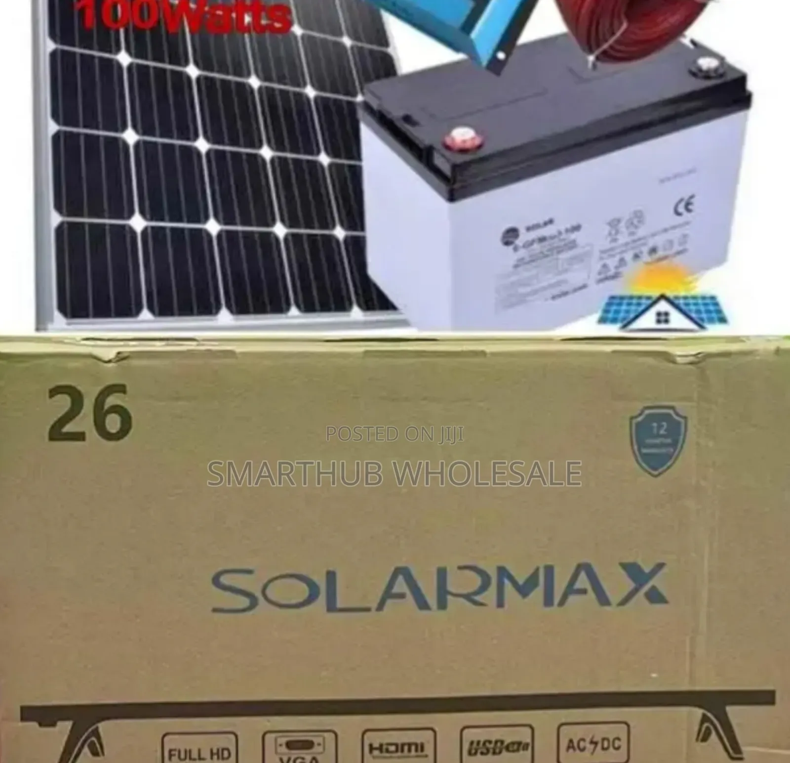 Solarmax Tv 26" Brand New Digital Tv