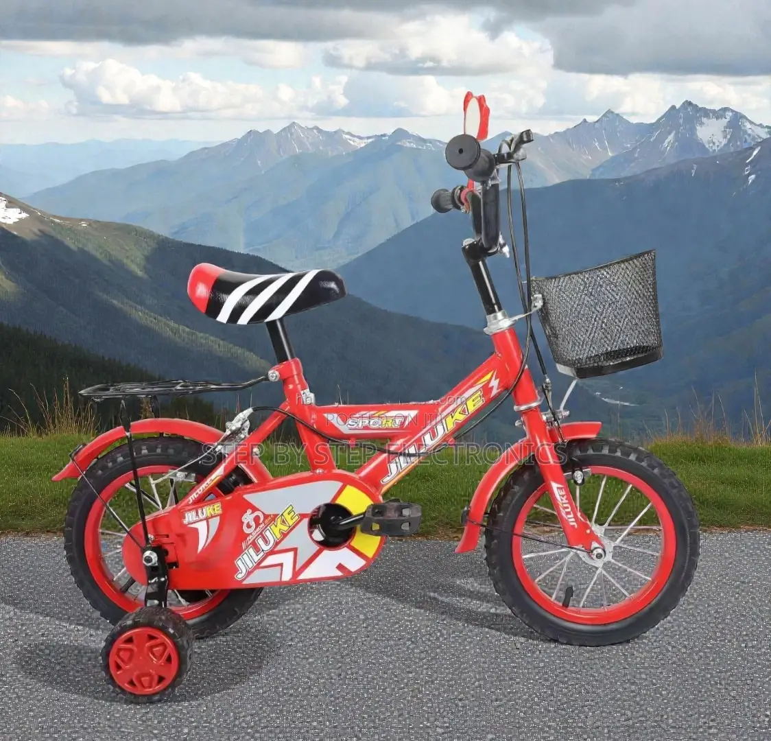 Sturdy Frame 16 Inch 3-7 Years Children Kids Bike With Basket Seat