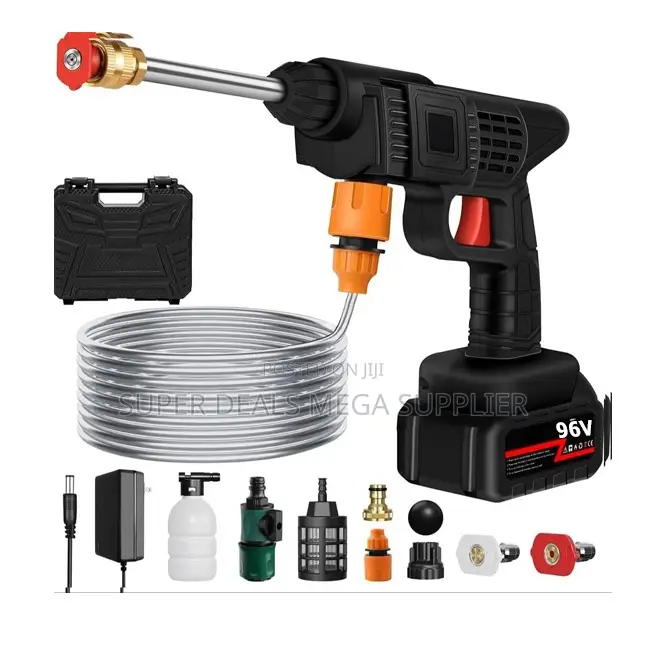 Wireless Rechargeable High Pressure Car Cleaning Gun With Jet Spray