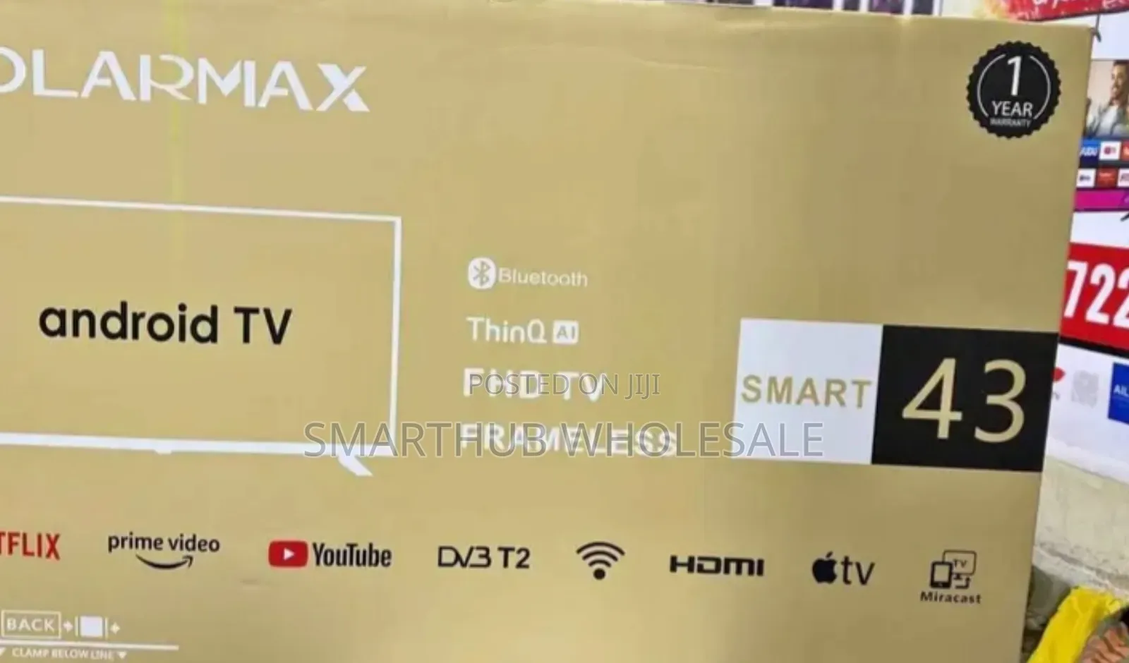 Television Solarmax 43" Inch Smart Android