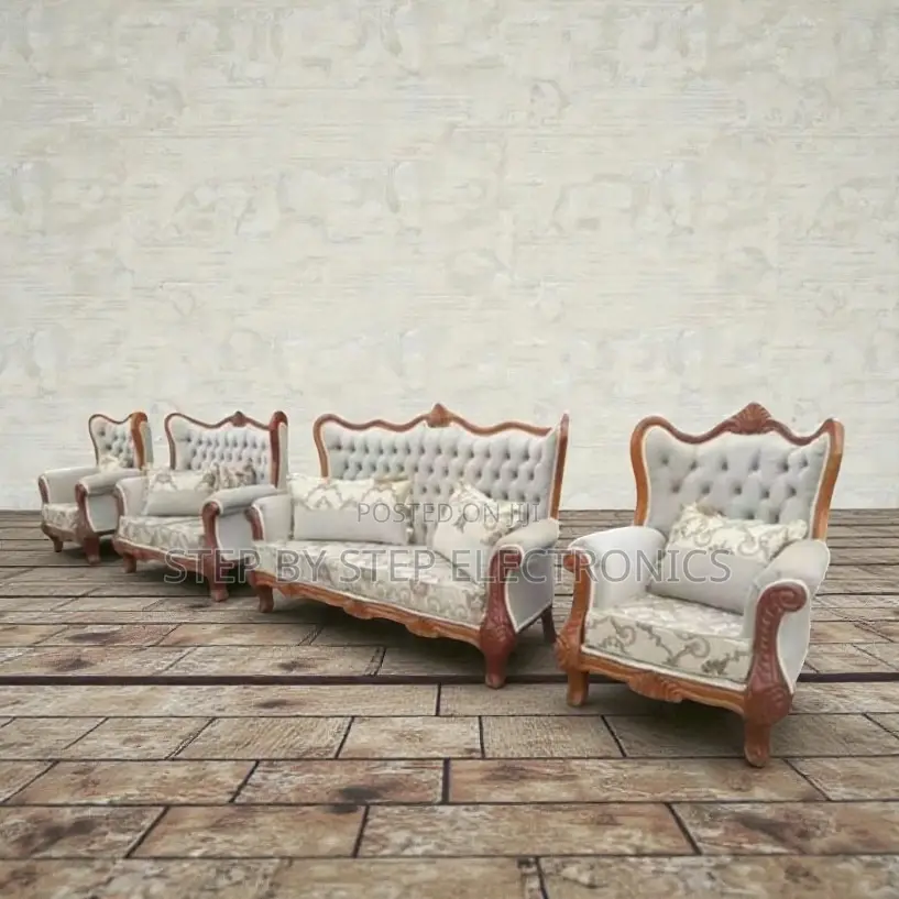 Hand Carving Antique Design 7 Seater Ex-Uk Premium Rosewood Sofa