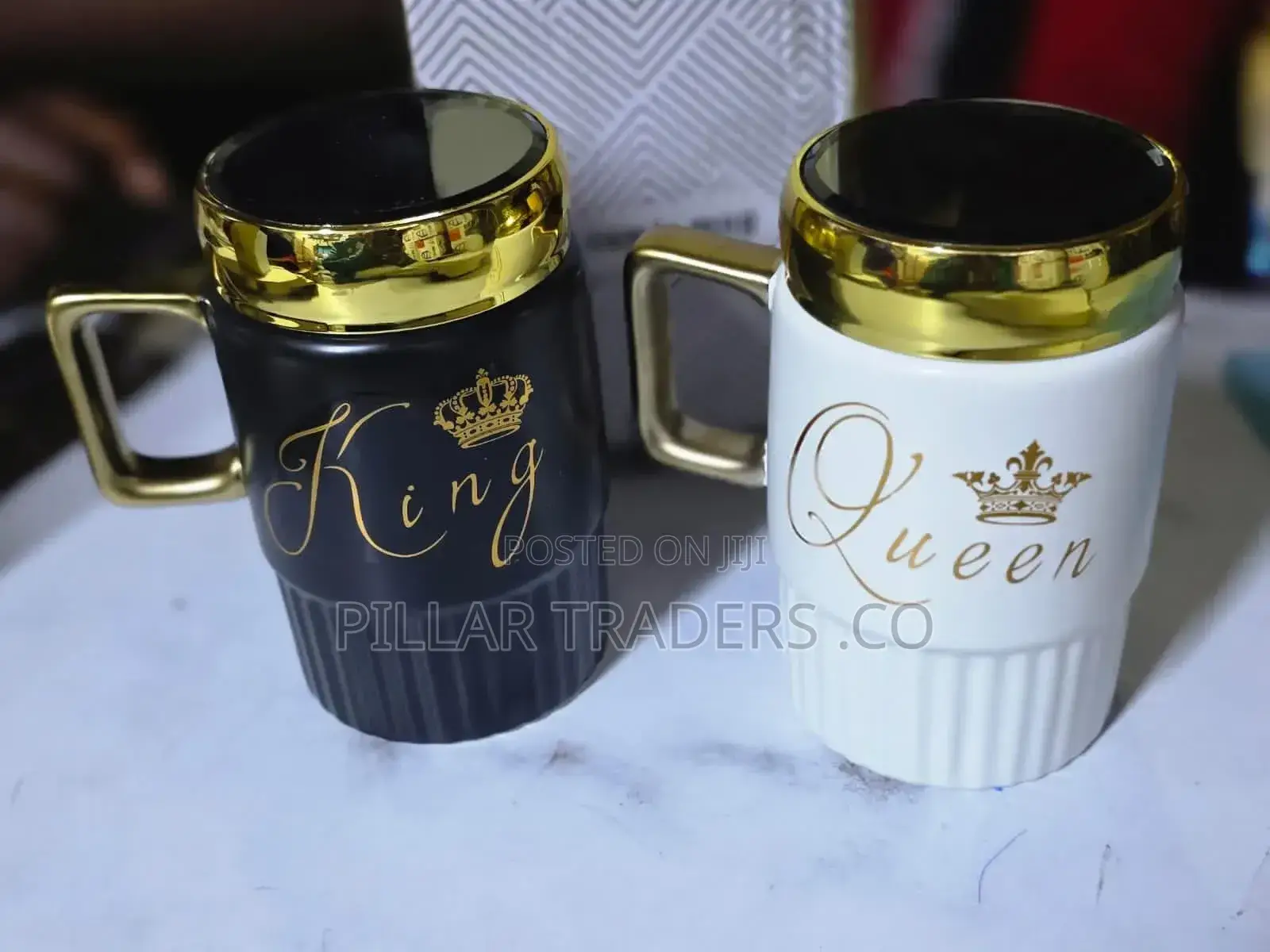 King and Queen Ceramic Mugs