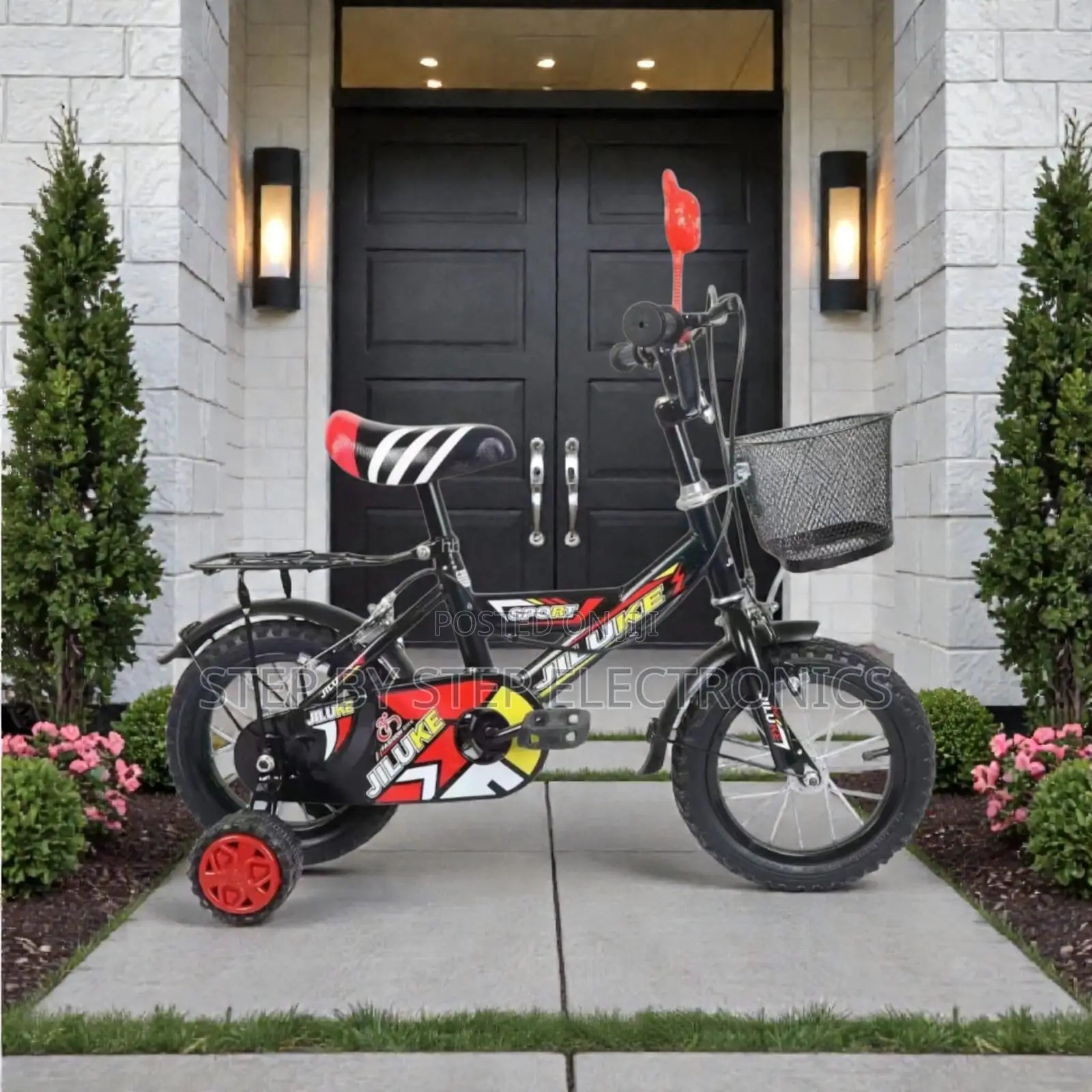 Sturdy Frame 12,14,16 Inch 2-11 Years Children Kids Bike Front Basket