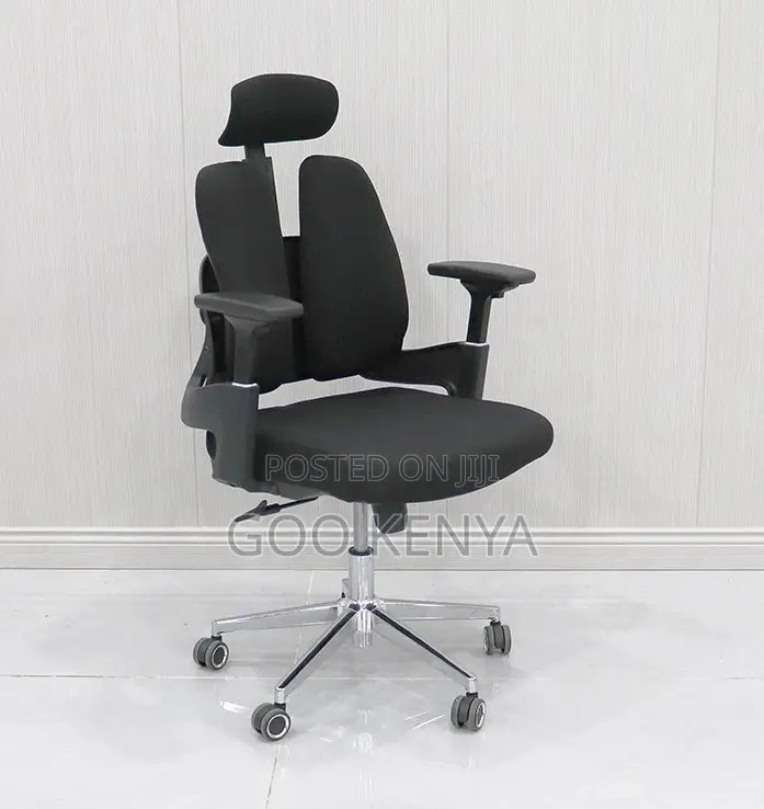 Office Chair; Massage Backrest High-Endchair With Ergonomic Armrests