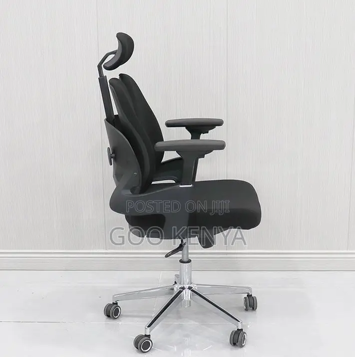 Office Chair; Massage Backrest High-Endchair With Ergonomic Armrests
