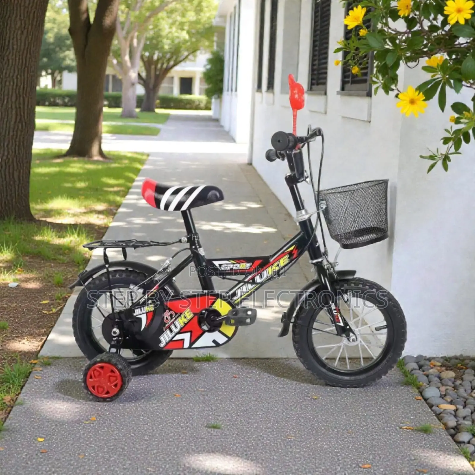 12 14 16 Inch 2–11 Years Children Kids Bike Comfy Padded Seat Cartoon