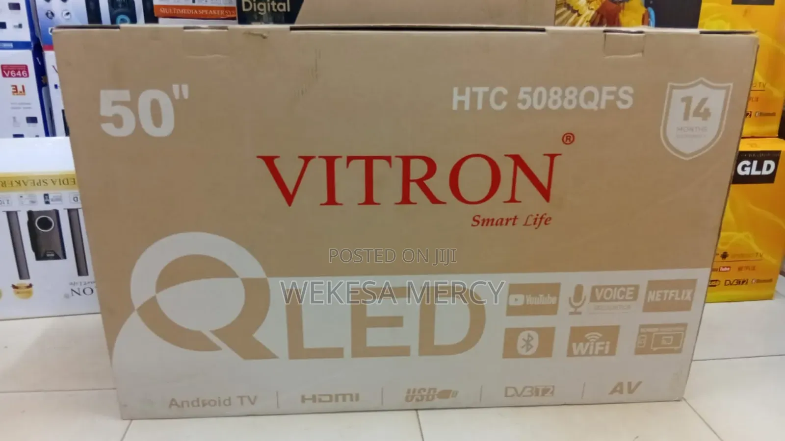 Vitron 50 Inch Qled Full Hd 5088qfs Smart Android Tv