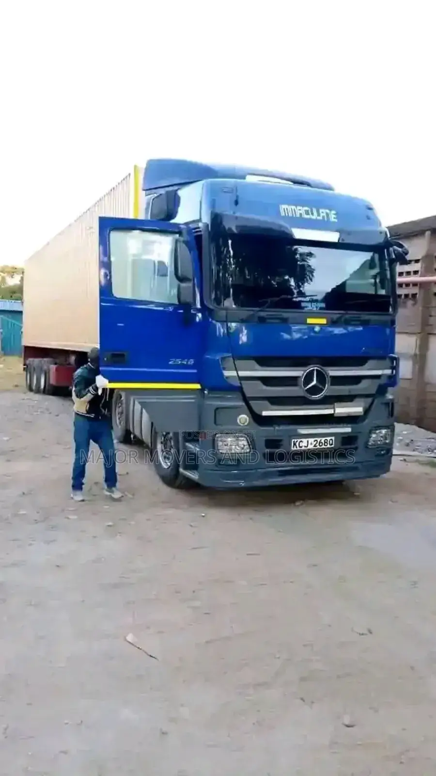 Trailer for General Cargoes Delivery Available for Jobs