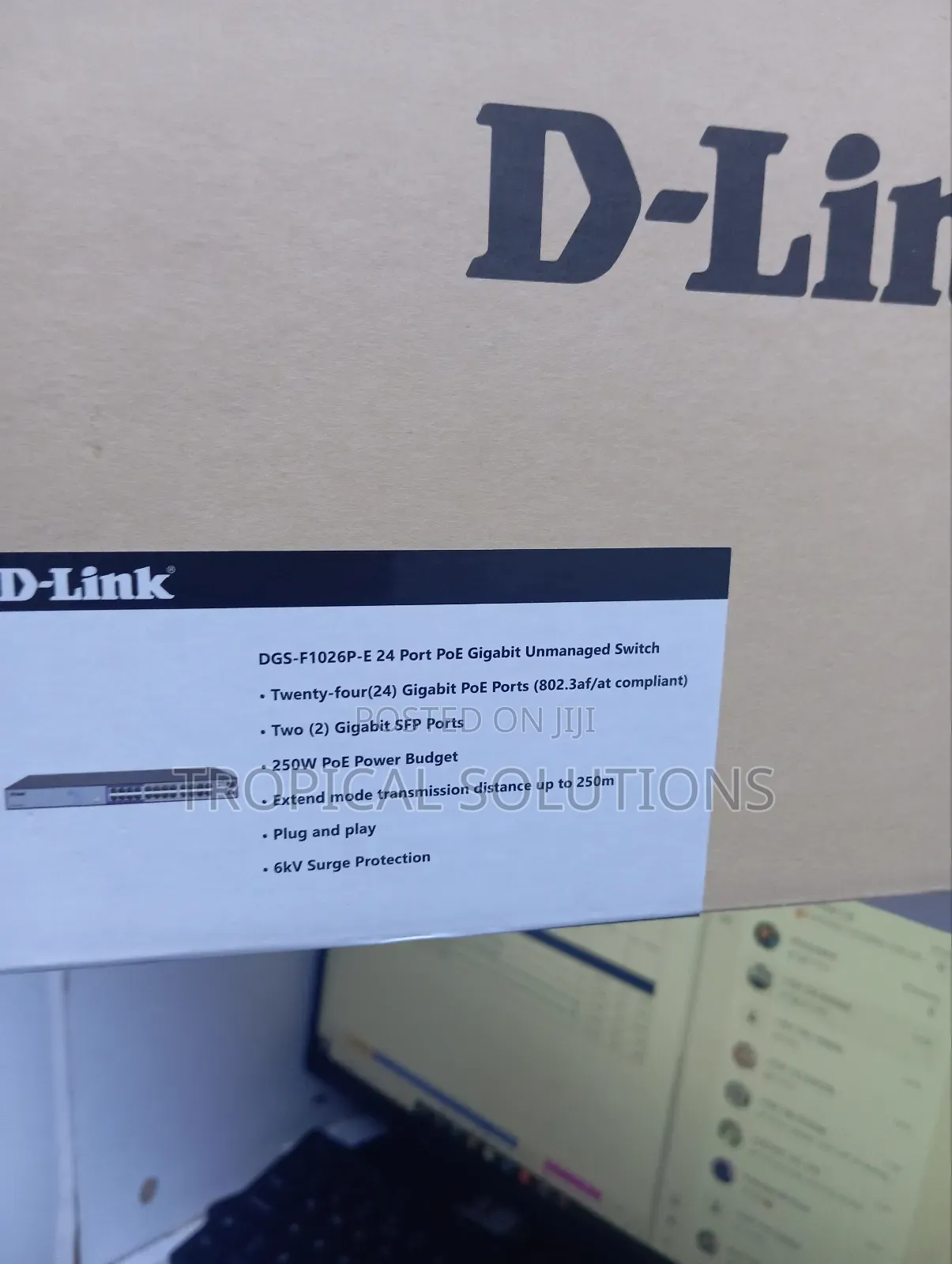 D-Link Switch DGS-F1026p-E 24 Port Poe Unmanaged Switch