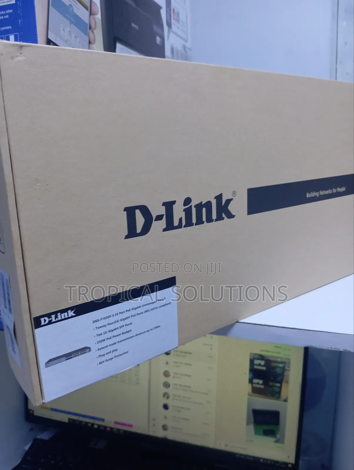 D-Link Switch DGS-F1026p-E 24 Port Poe Unmanaged Switch