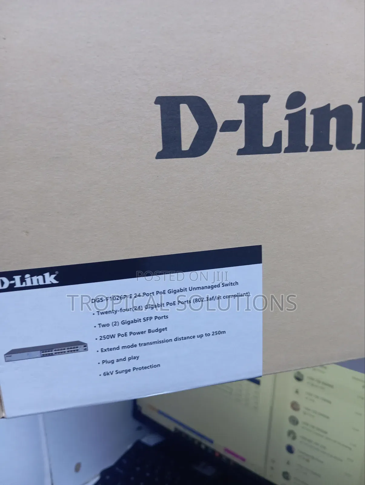 D-Link Switch DGS-F1026p-E 24 Port Poe Unmanaged Switch