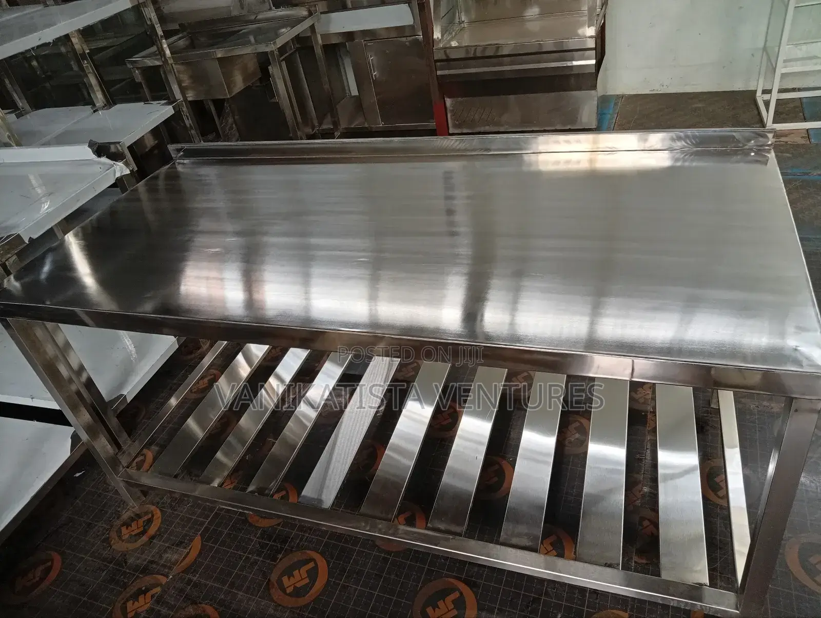 Stainless Steel Kitchen Worktop Table – Brand New ,5 by 2 Feets Size