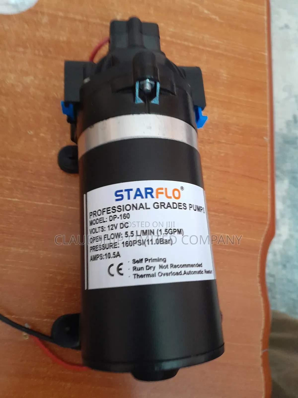 High Pressure 160psi 5.5 LPM Portable Pump