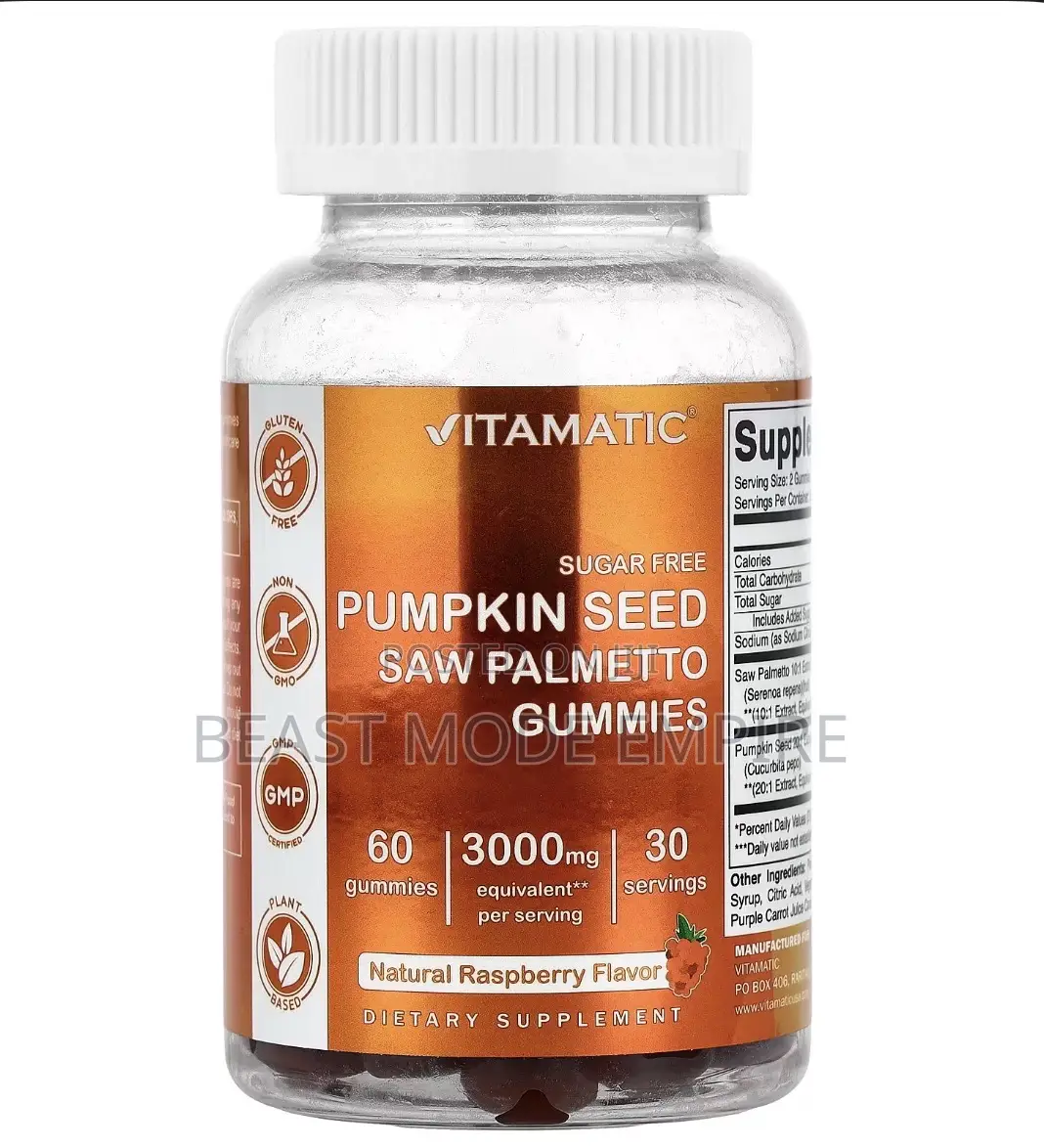Pumpkin Seed Saw Palmetto Gummies Made in Usa