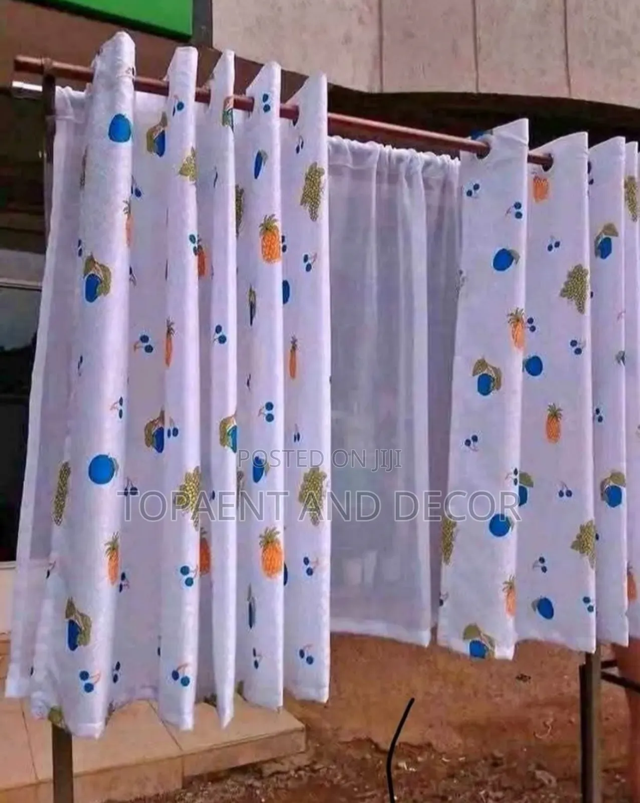Kitchen Curtain Set of Both Curtains and Sheers for Kitchen Windows