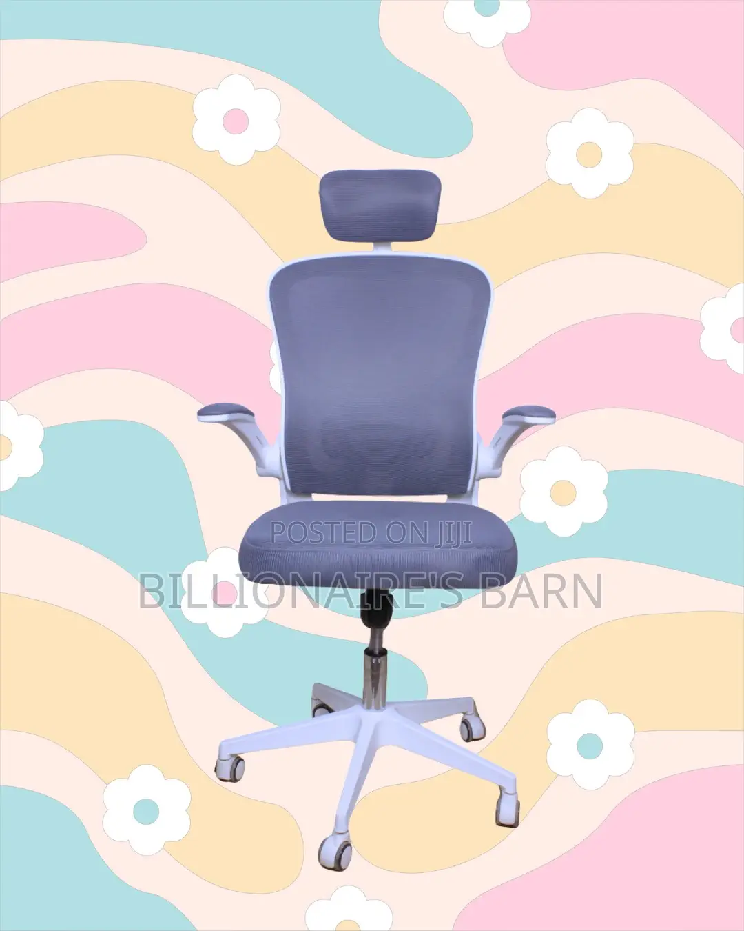 Space-Saving Chair White Office Easy | Best Deal Online