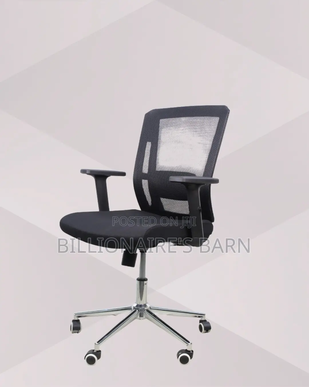 Stylish Mid-Back Office Seat | Comfort for All-Day Work