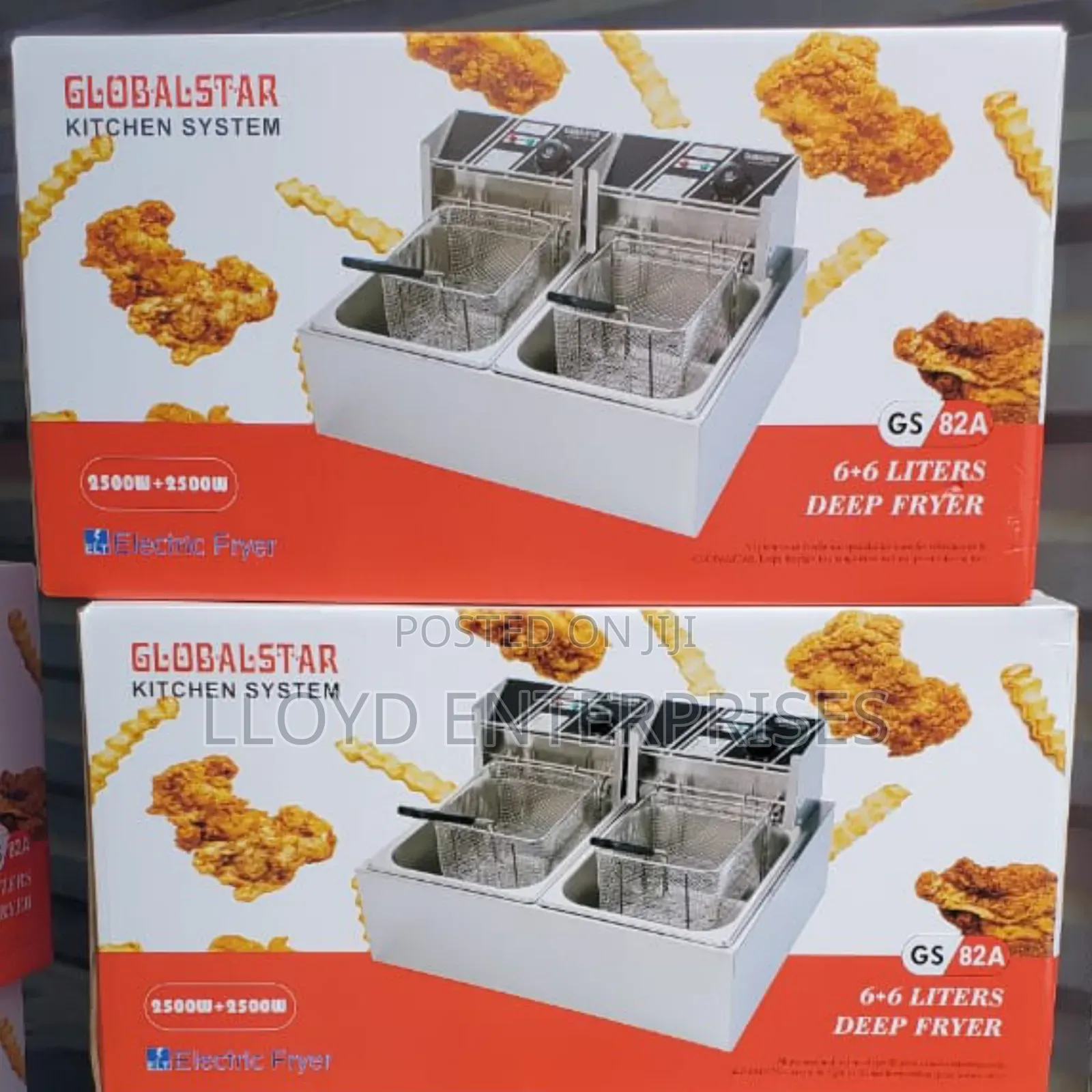 12l Double Deep Fryer Globalstar