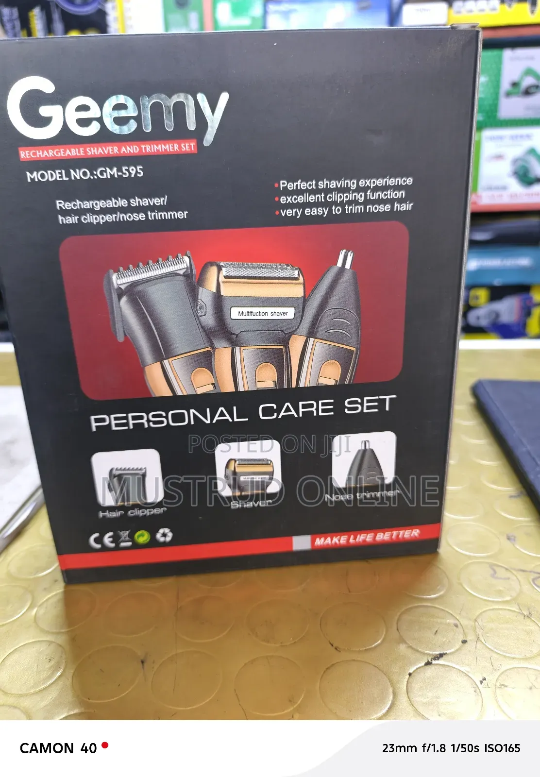 Portable Geemy Shaver. 3 in 1