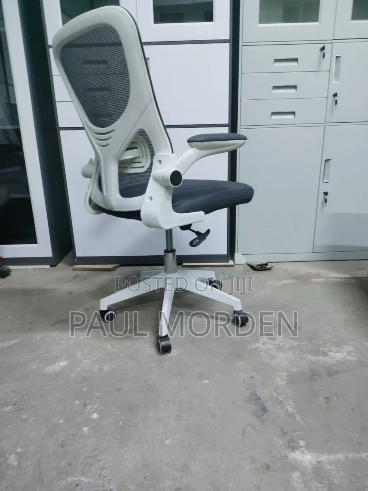 Folding Office Chair Gray