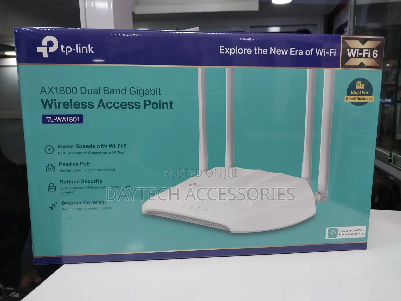 Tp-Link Ax1800 Gigabit Wi-Fi 6 Access Point (Tl-Wa1801)