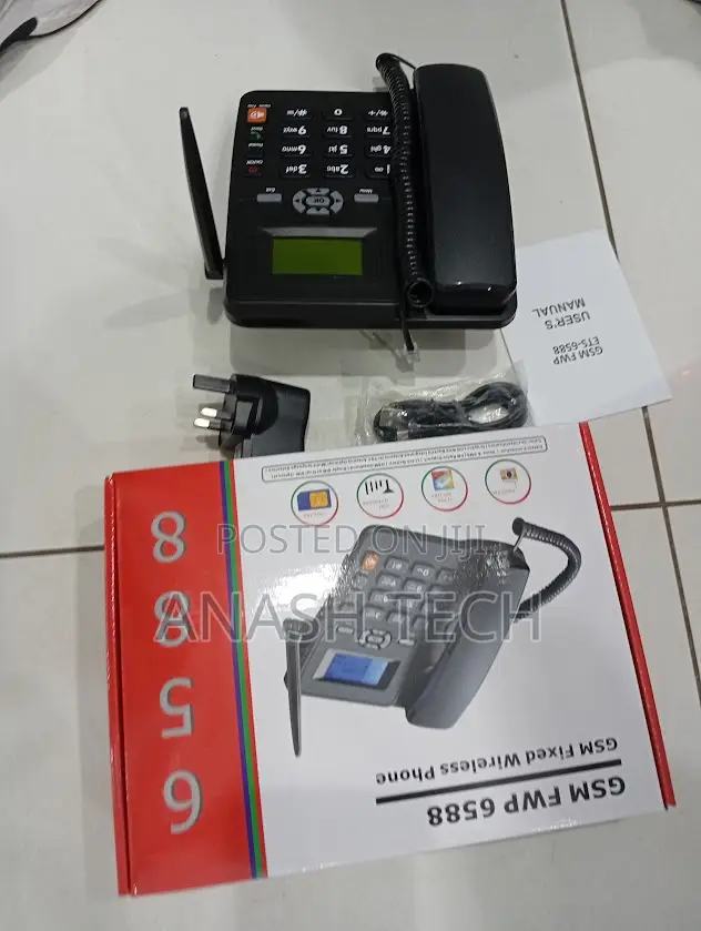 GSM Desk Telephone, Household Desk Phone With Volume Adjustable