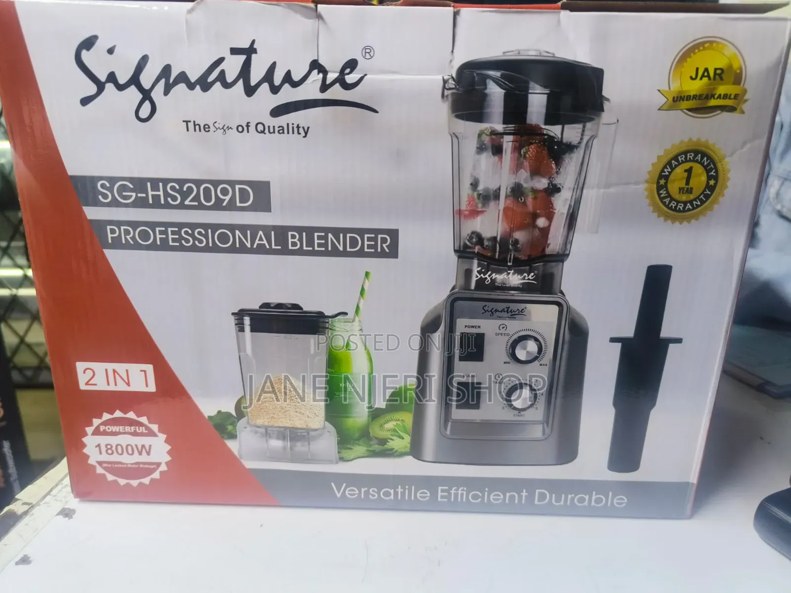 18000 Wattss 2 In 1 Signature Heavy Duty Commercial Blender