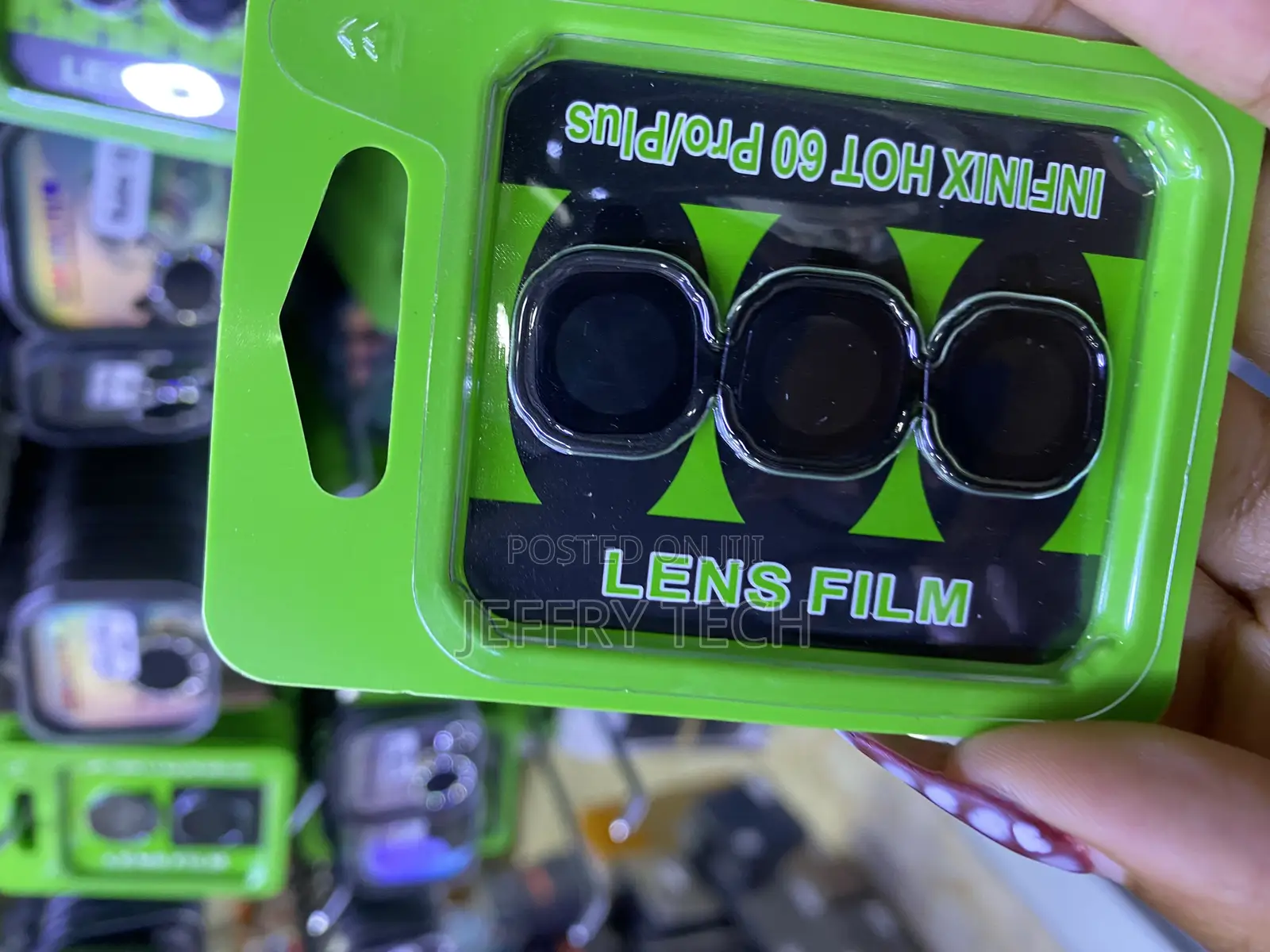 Infinix Hot 60 Pro Plus Camera Lens Protector Ring Tempered Glass