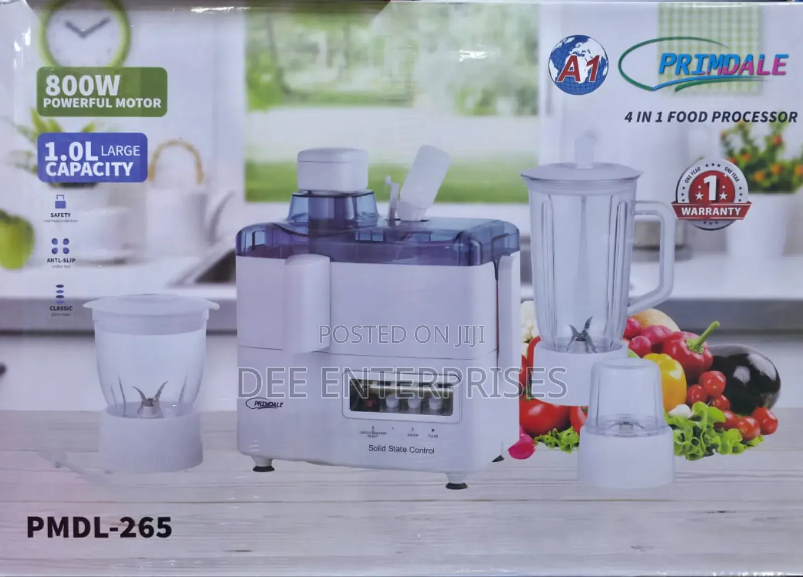 800w Primdale 4 in 1 Blender