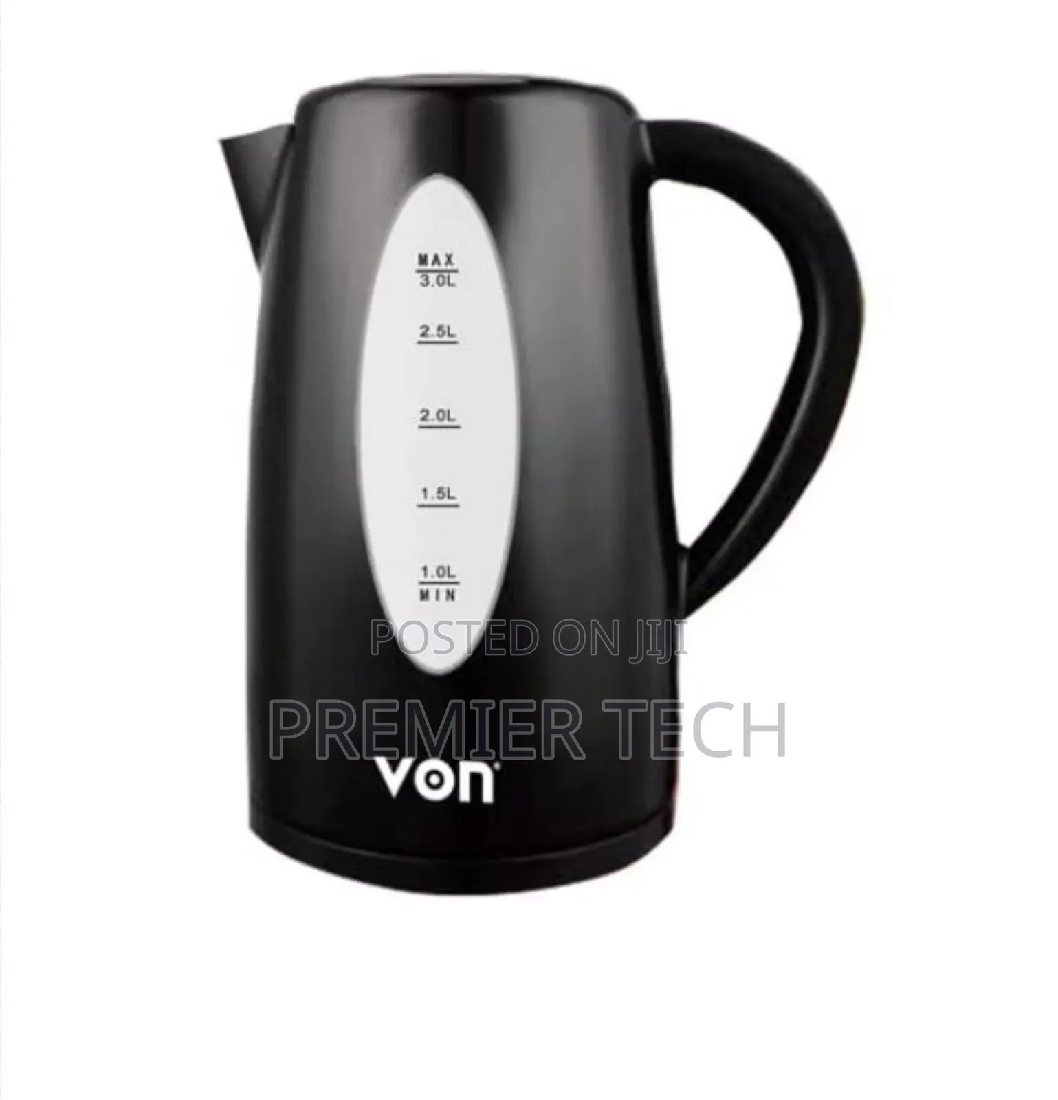 Von Cordless Kettle(3ltrs)