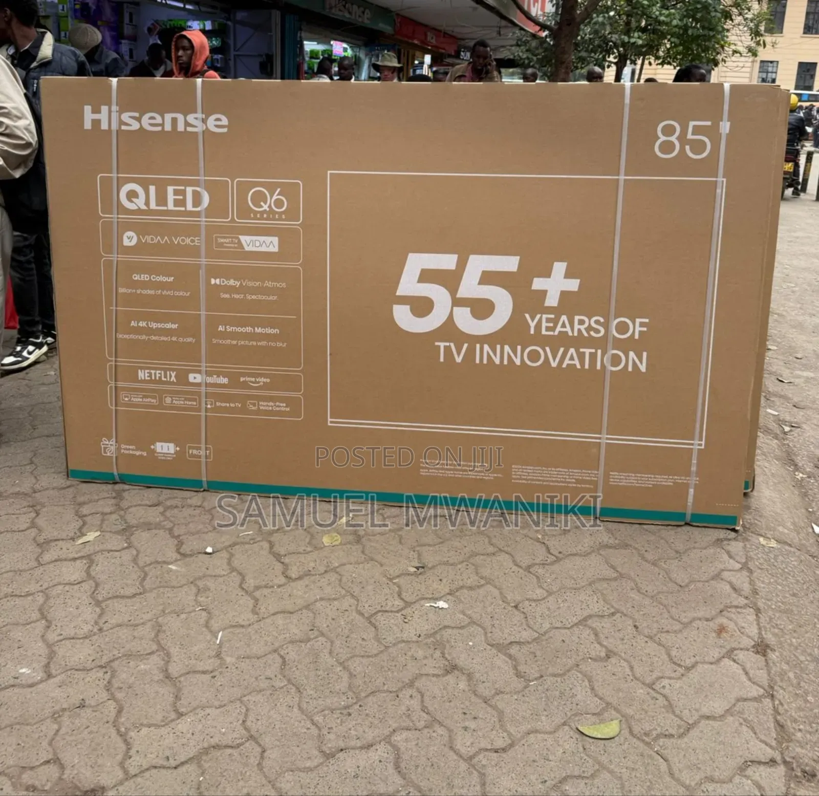 Hisense 85" Qled Uhd Vidaa Smart Tv Latest Model Frameless Screen