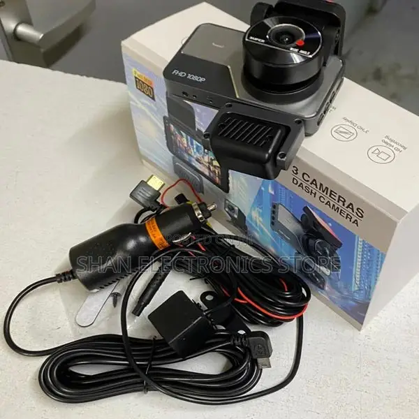 3 in 1 Front,In and Rear Dashboard Camera