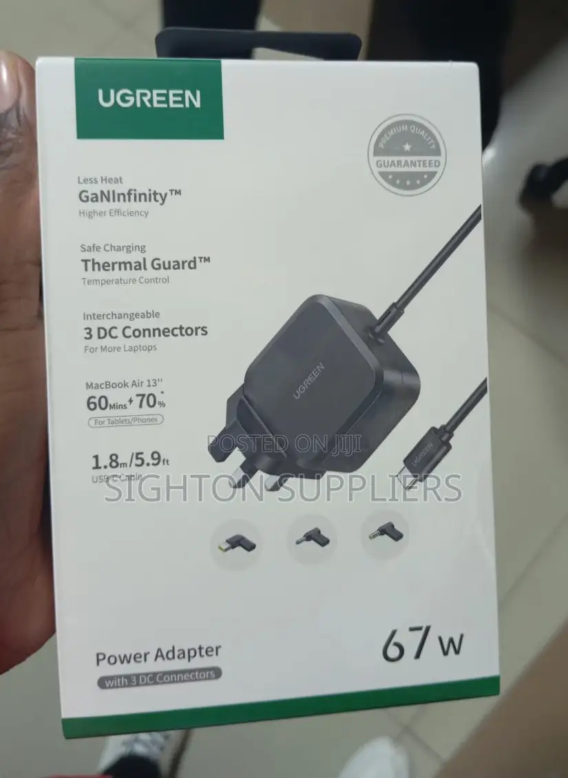 Ugreen Usb-C 67w Pd Charging Adapter