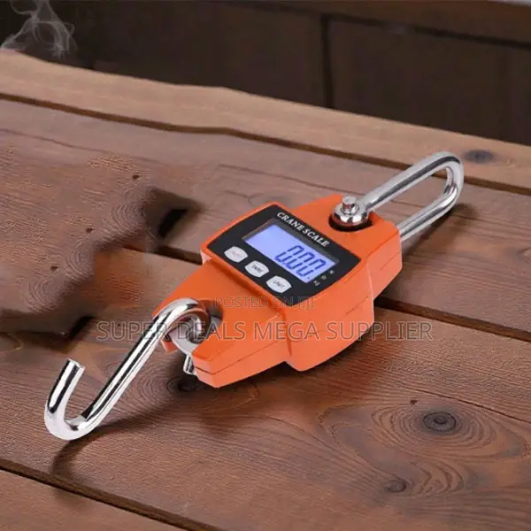 300 KGS Digital Hanging Hook Crane Scale LCD Display for Warehouses