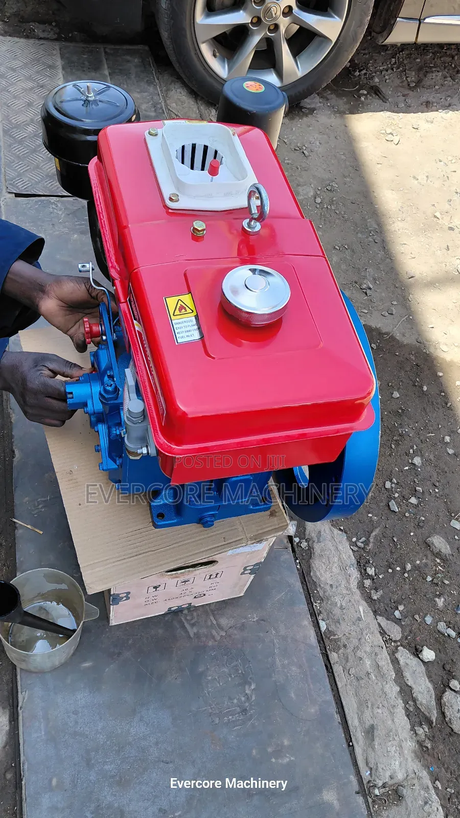 Watercooled Engine 10horsepower Manual Start.
