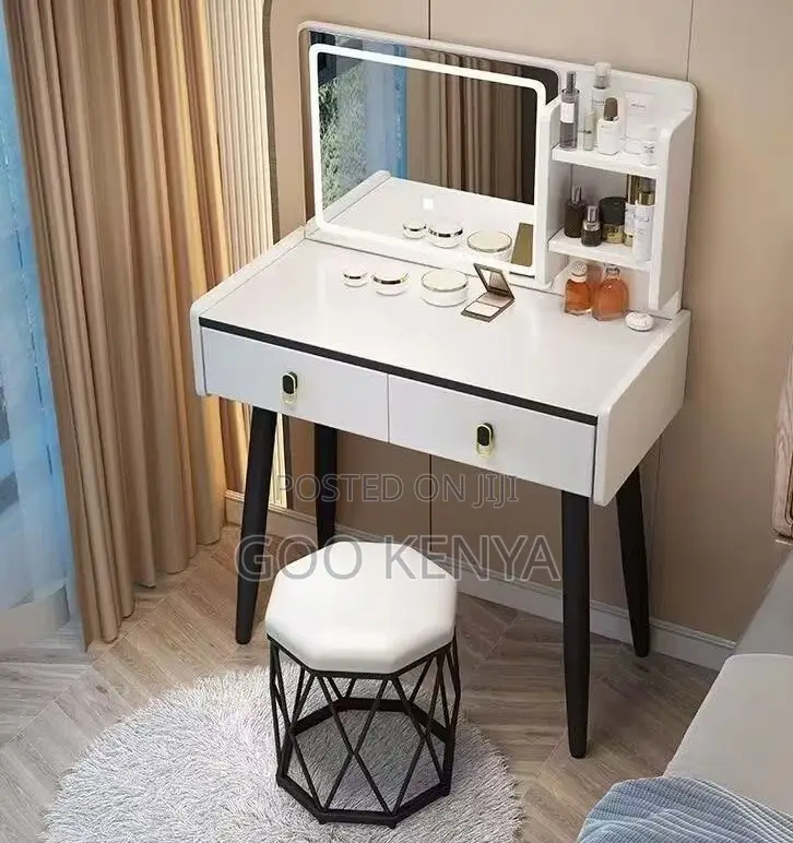 Home Dressing Table;Trendy Modern Vanity Table for Bedroom or Bathroom
