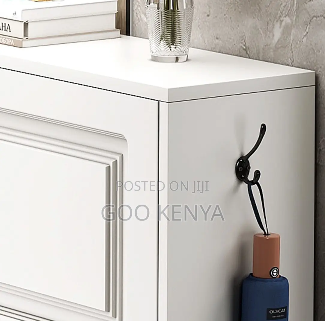 Home Shoe Rack; Elegant Ultra-thin Shoe Organizer For Entryways