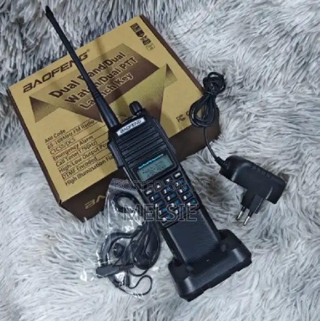 Uv-82 Dual-Band Walkie Talkie – Long-Range Two-Way Radiobaofeng Uv-82