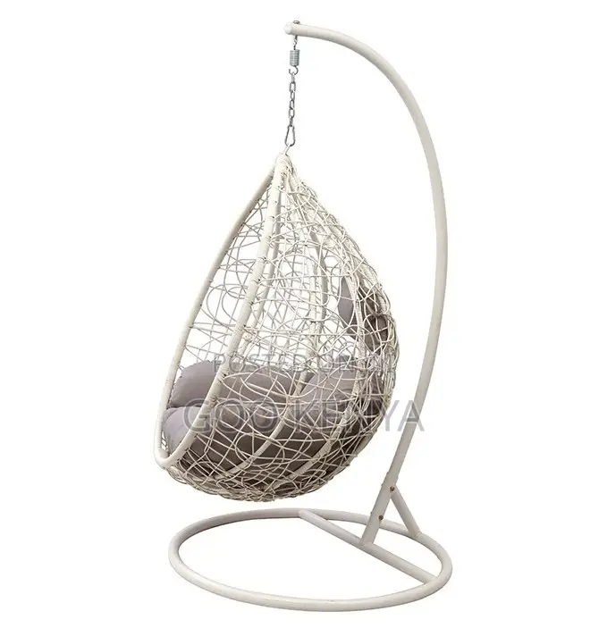 Home Chair; Elegant Egg-Shaped Hanging Chair for Garden or Balcony