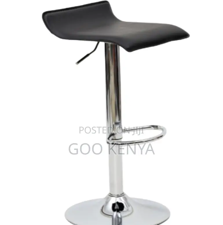 Home Bar Stool; Premium Swivel Lift Rolling High Stool With Footrest