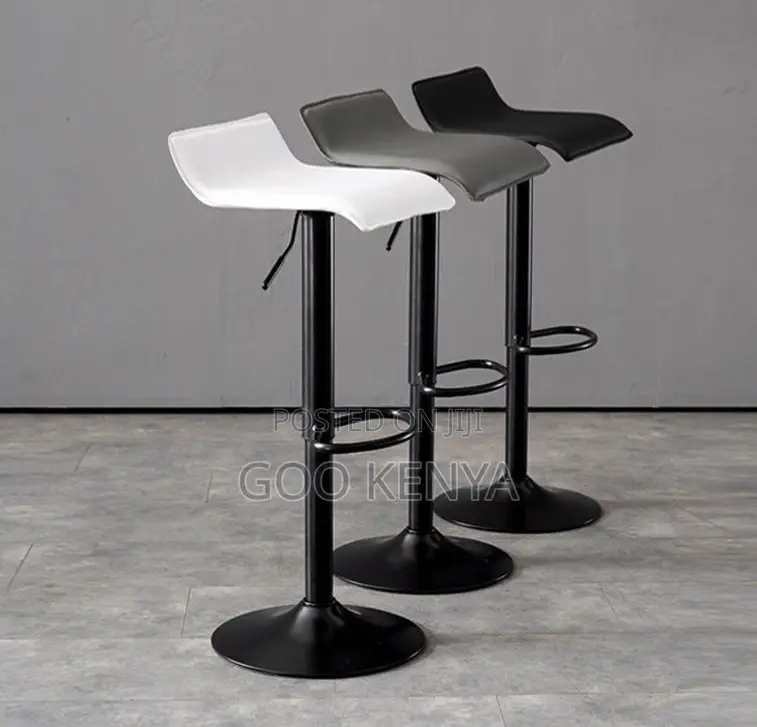 Home Bar Stool; Premium Swivel Lift Rolling High Stool With Footrest