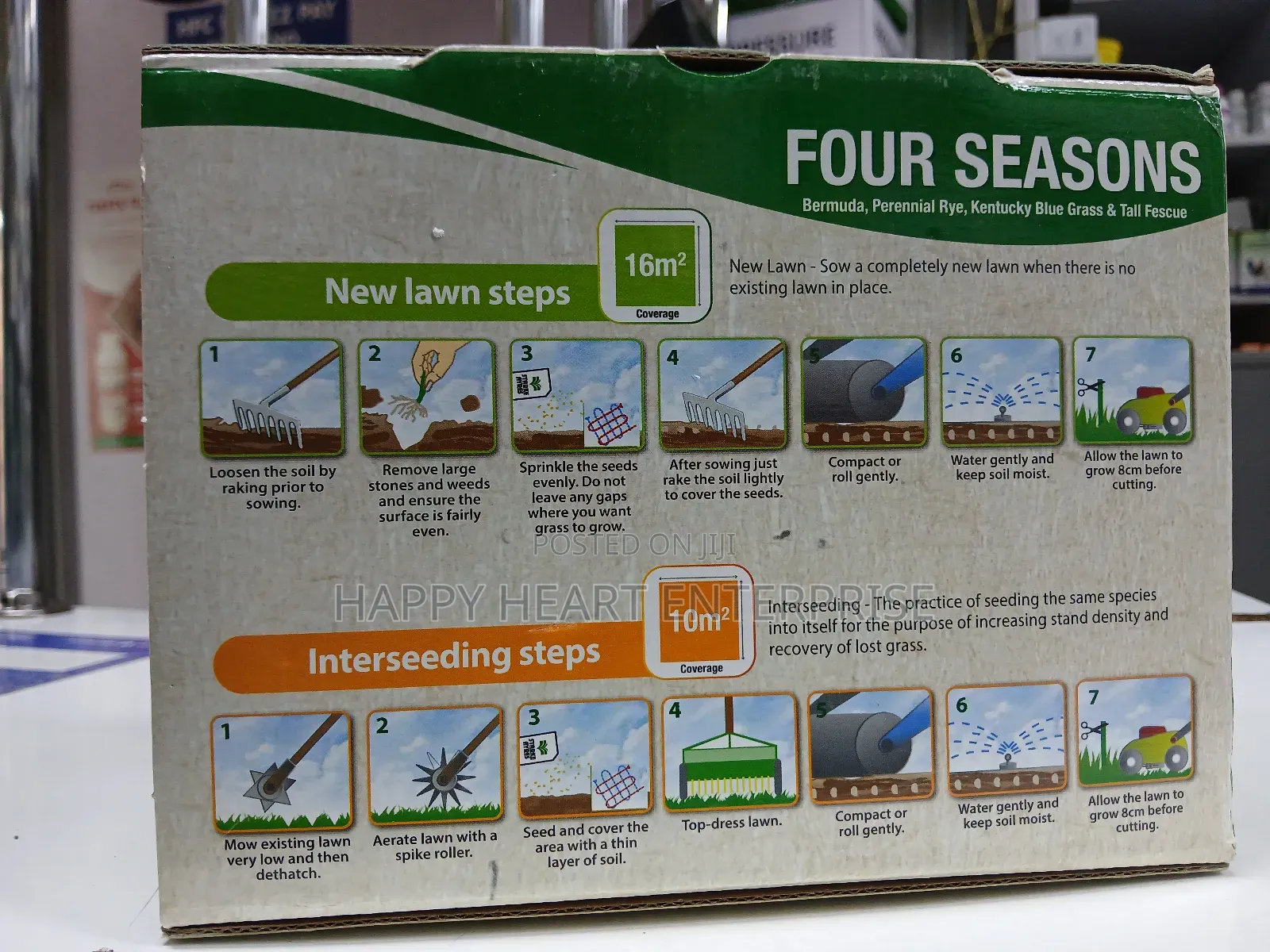 Four Seasons Lawn Seed 500g