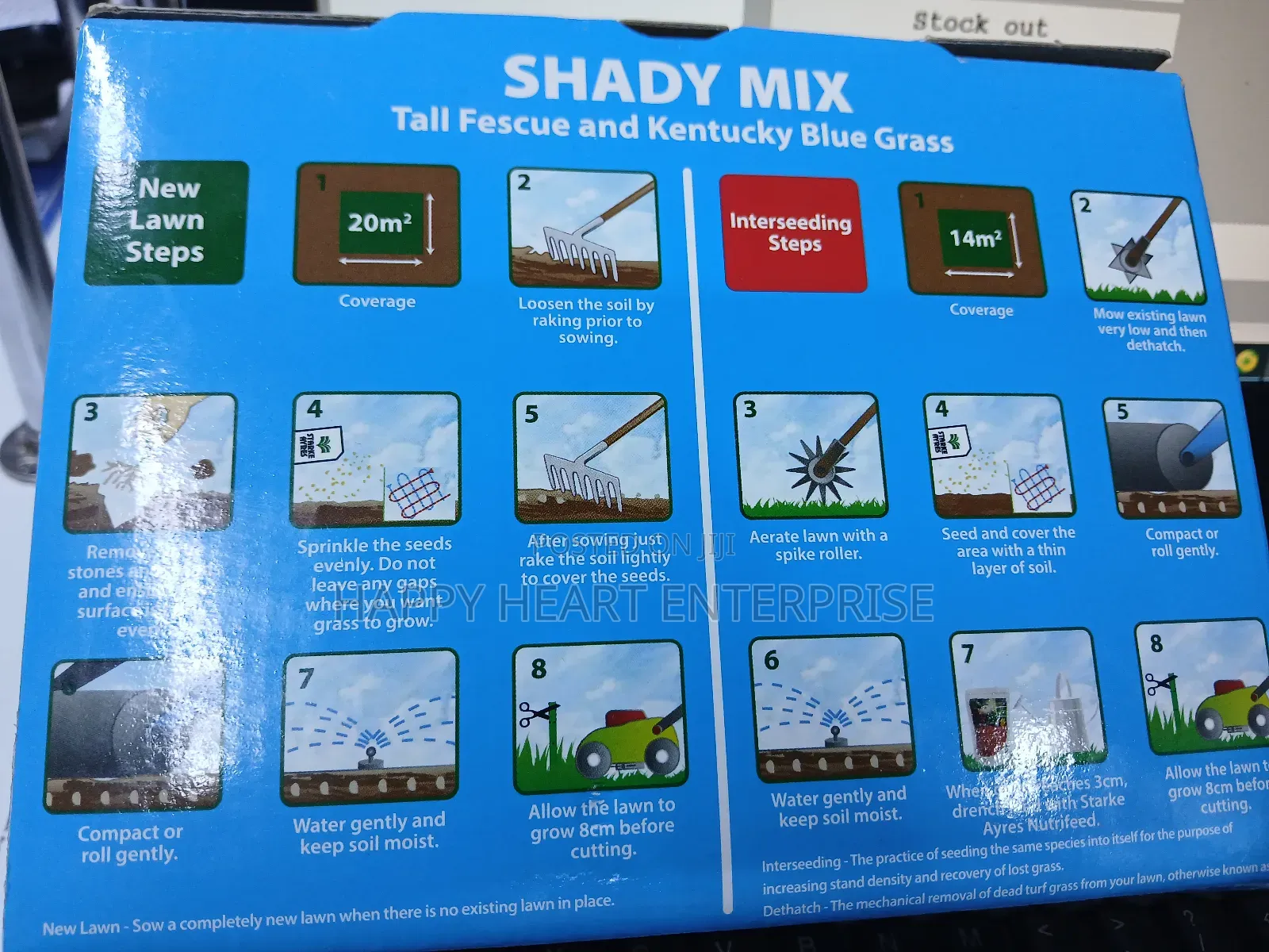 Shady Mix Lawn Seed 500g