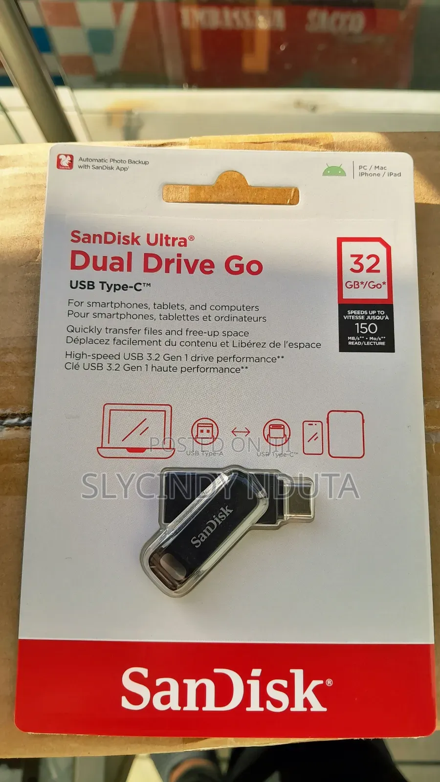 32gb Sandisk Ultra Dual Drive Go Flash Disk